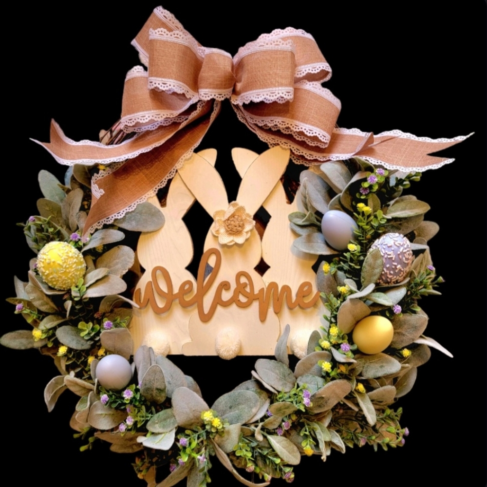 Easter Floral wreath